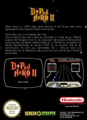 D+Pad Hero II (USA) (Aftermarket) (Unl) box cover back